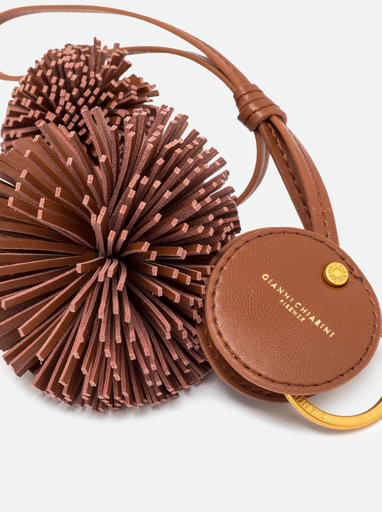 GIANNI CHIARINI POM POM CHARM BAG