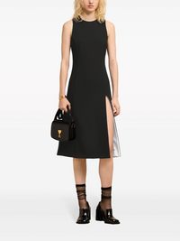 AMI PARIS FITTED SLIT DRESS