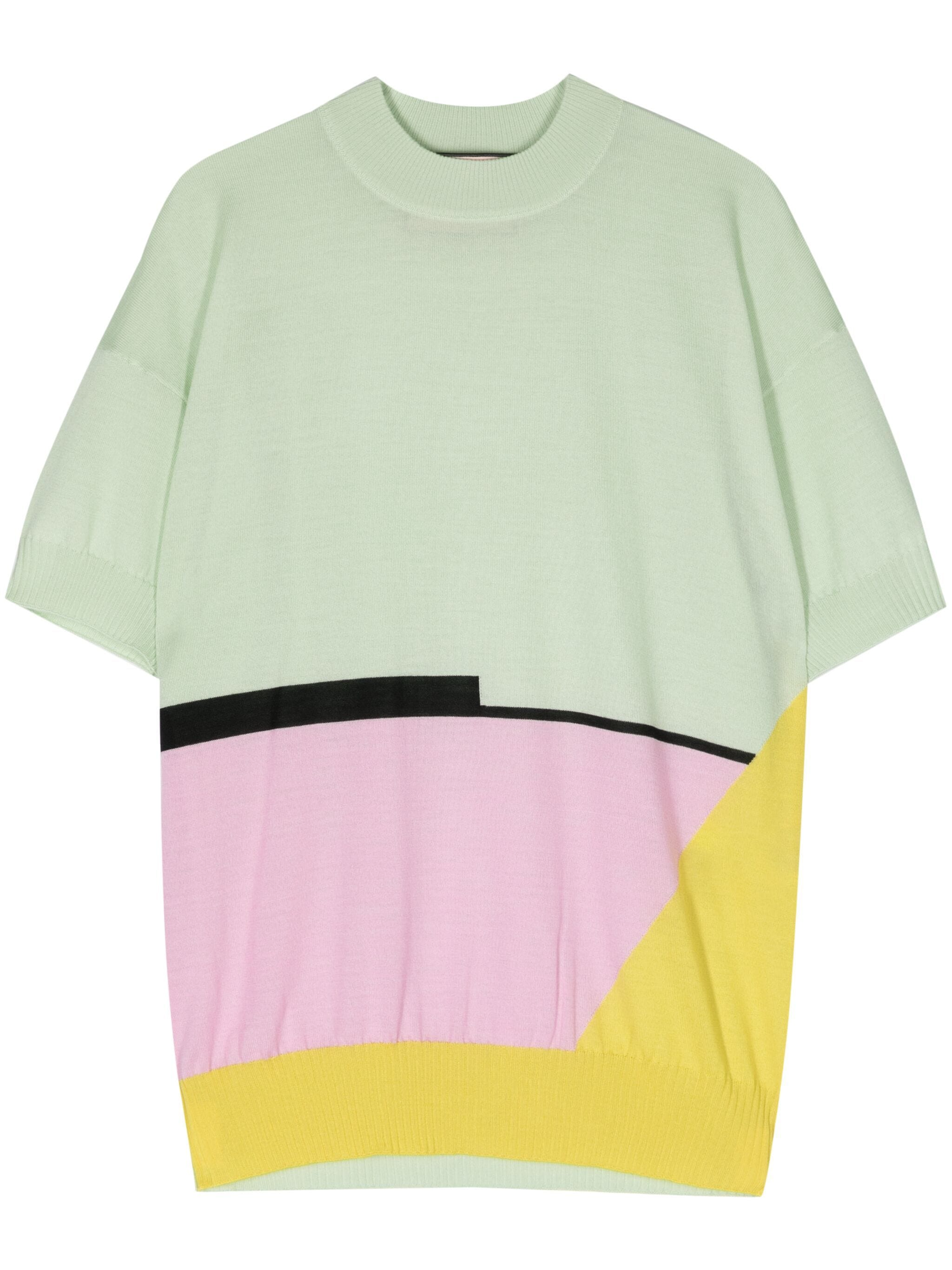 PLAN C INTARSIA KNIT