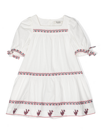 SEA EMBROIDERY DRESS