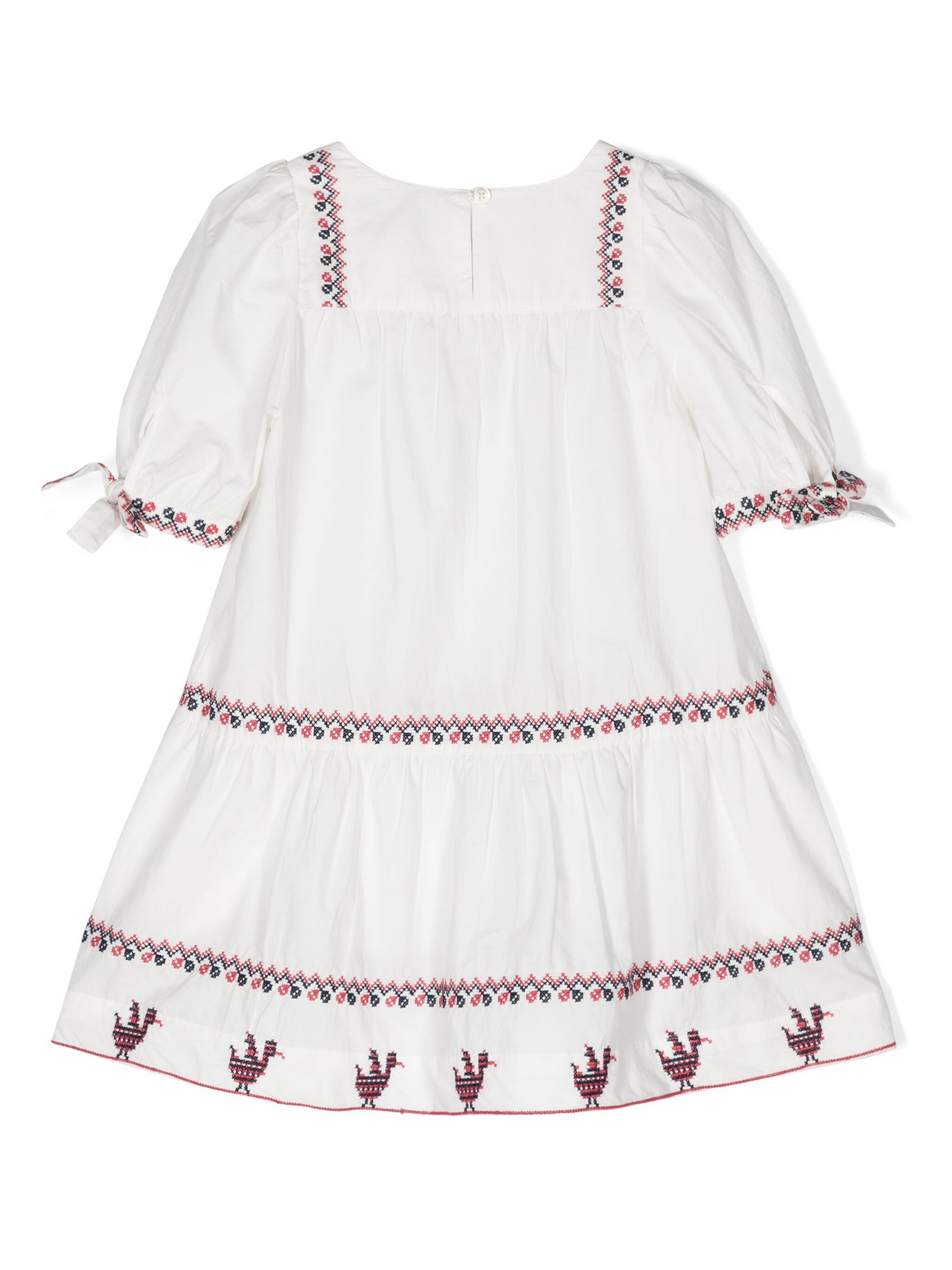 SEA EMBROIDERY DRESS