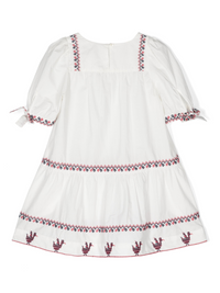 SEA EMBROIDERY DRESS