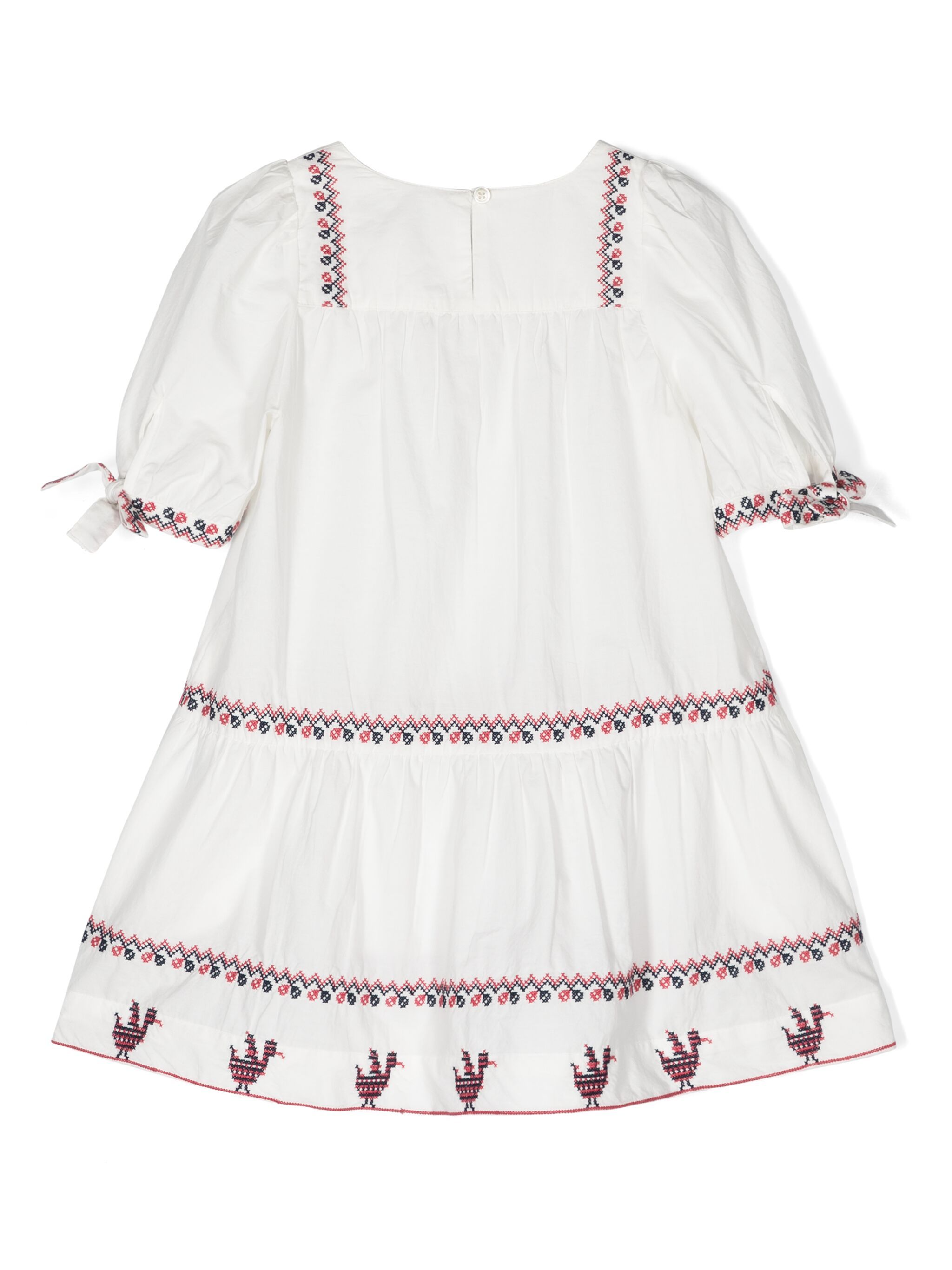 SEA EMBROIDERY DRESS