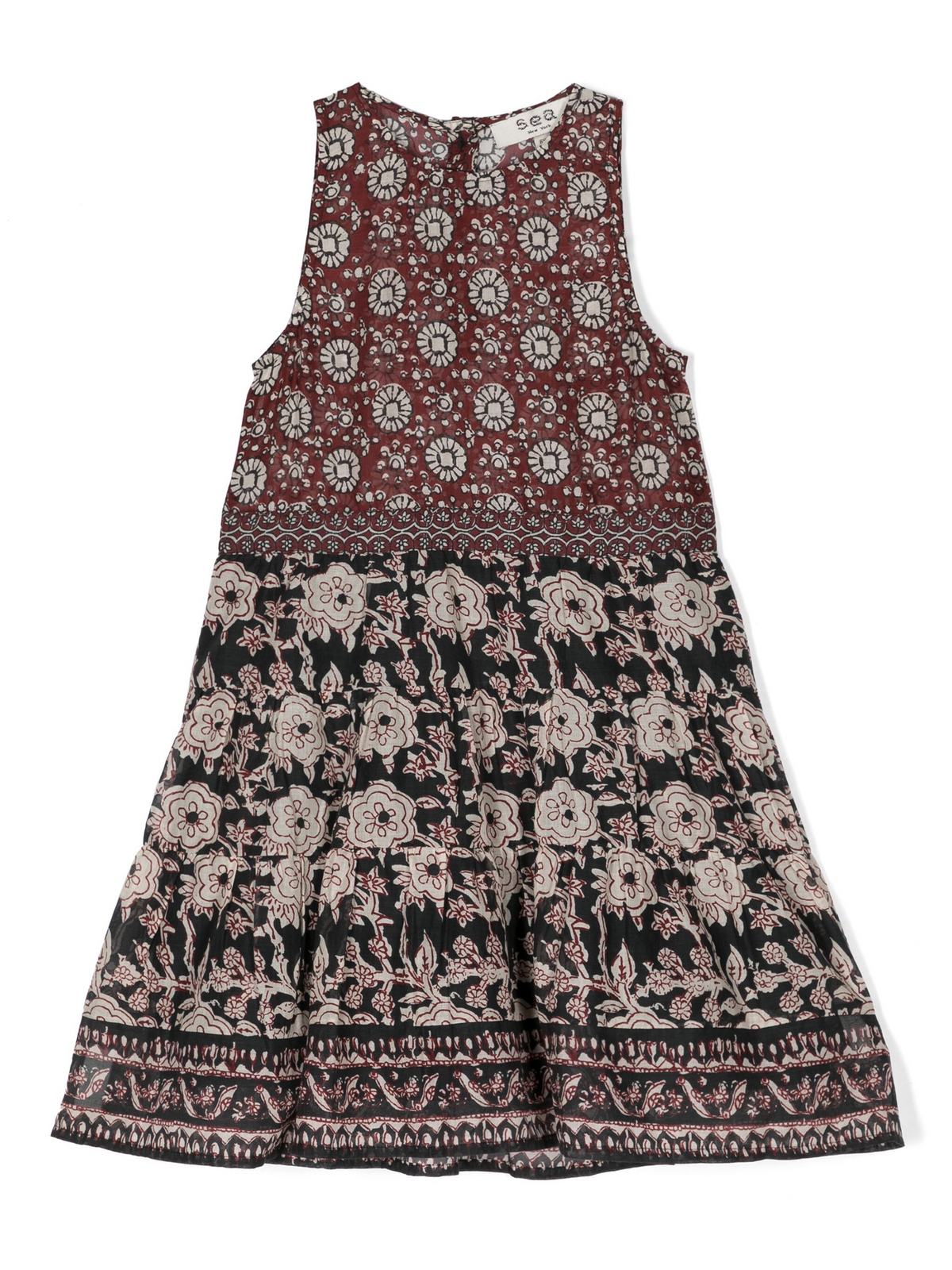 SEA DANAE PRINT TIERED DRESS