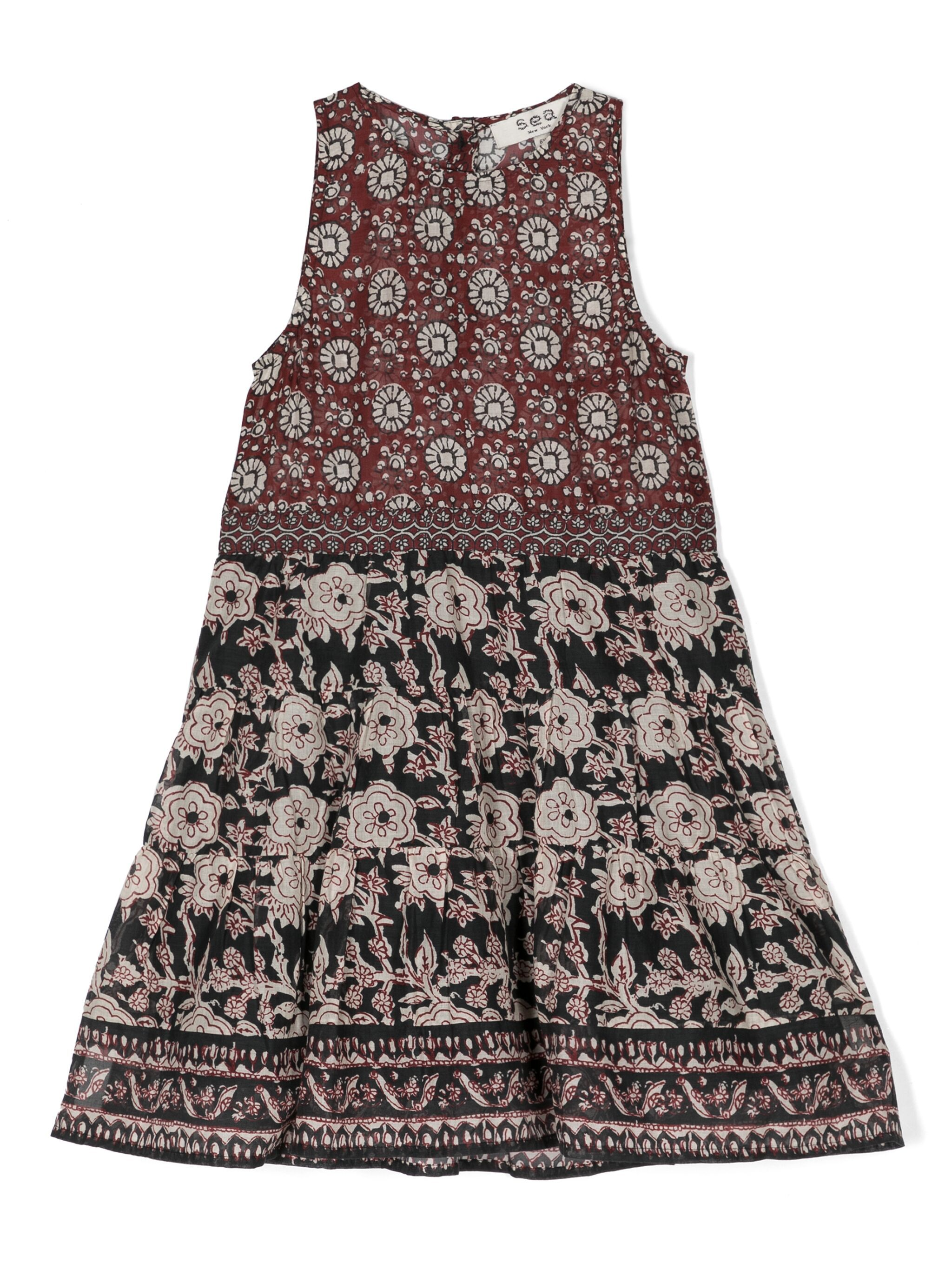 SEA DANAE PRINT TIERED DRESS