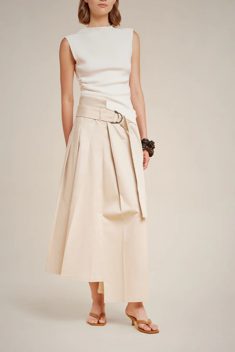 LIVIANA CONTI ASYMMETRIC SKIRT