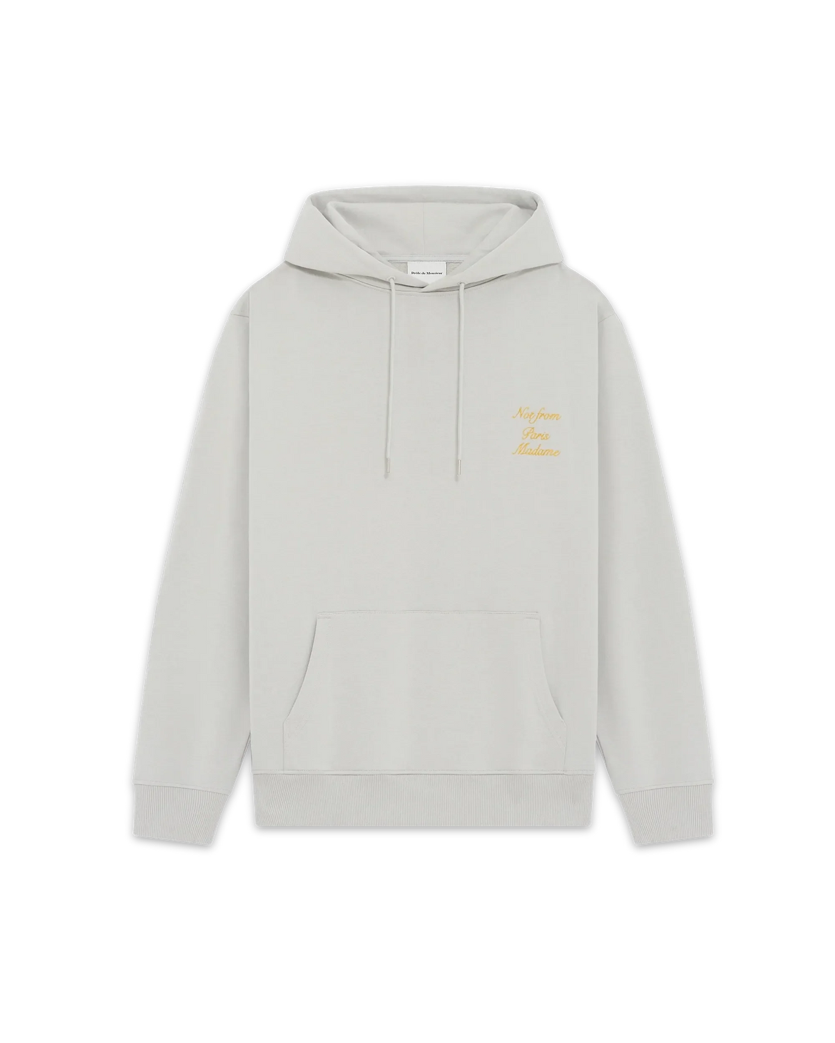 DRÔLE DE MONSIEUR LE HOODIE SLOGAN CALLIGRAPHY
