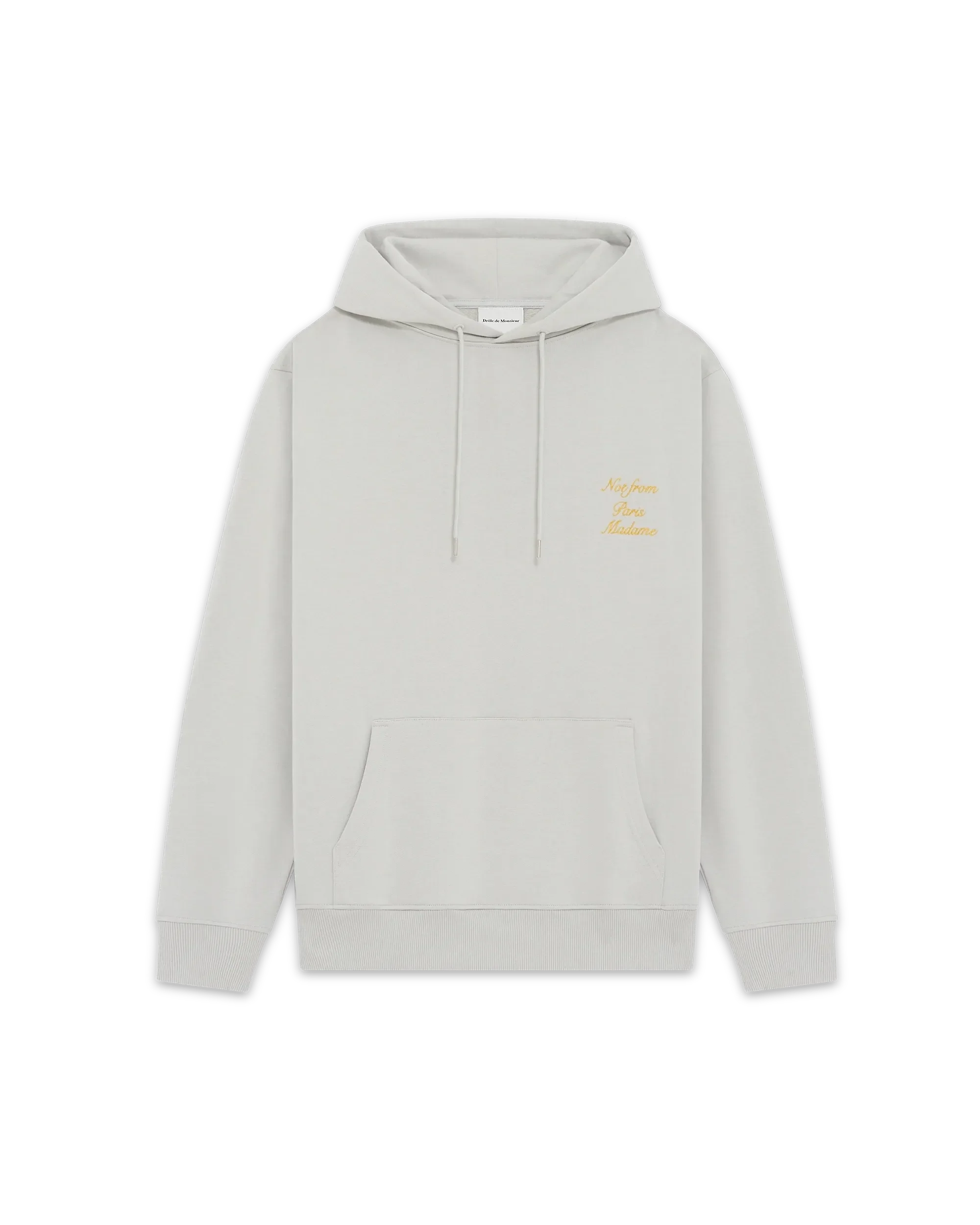 DRÔLE DE MONSIEUR LE HOODIE SLOGAN CALLIGRAPHY