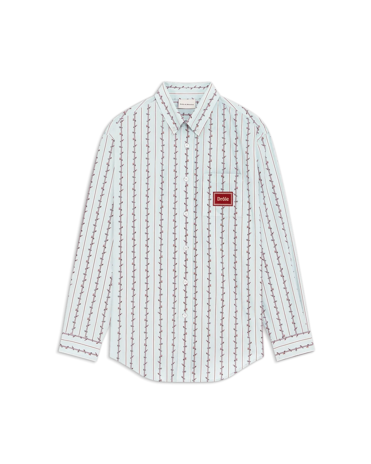 DRÔLE DE MONSIEUR LA CHEMISE FLEURS