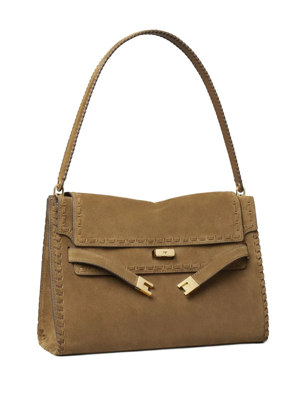 TORY BURCH LEE RADZIWILL SUEDE LARGE SHOU