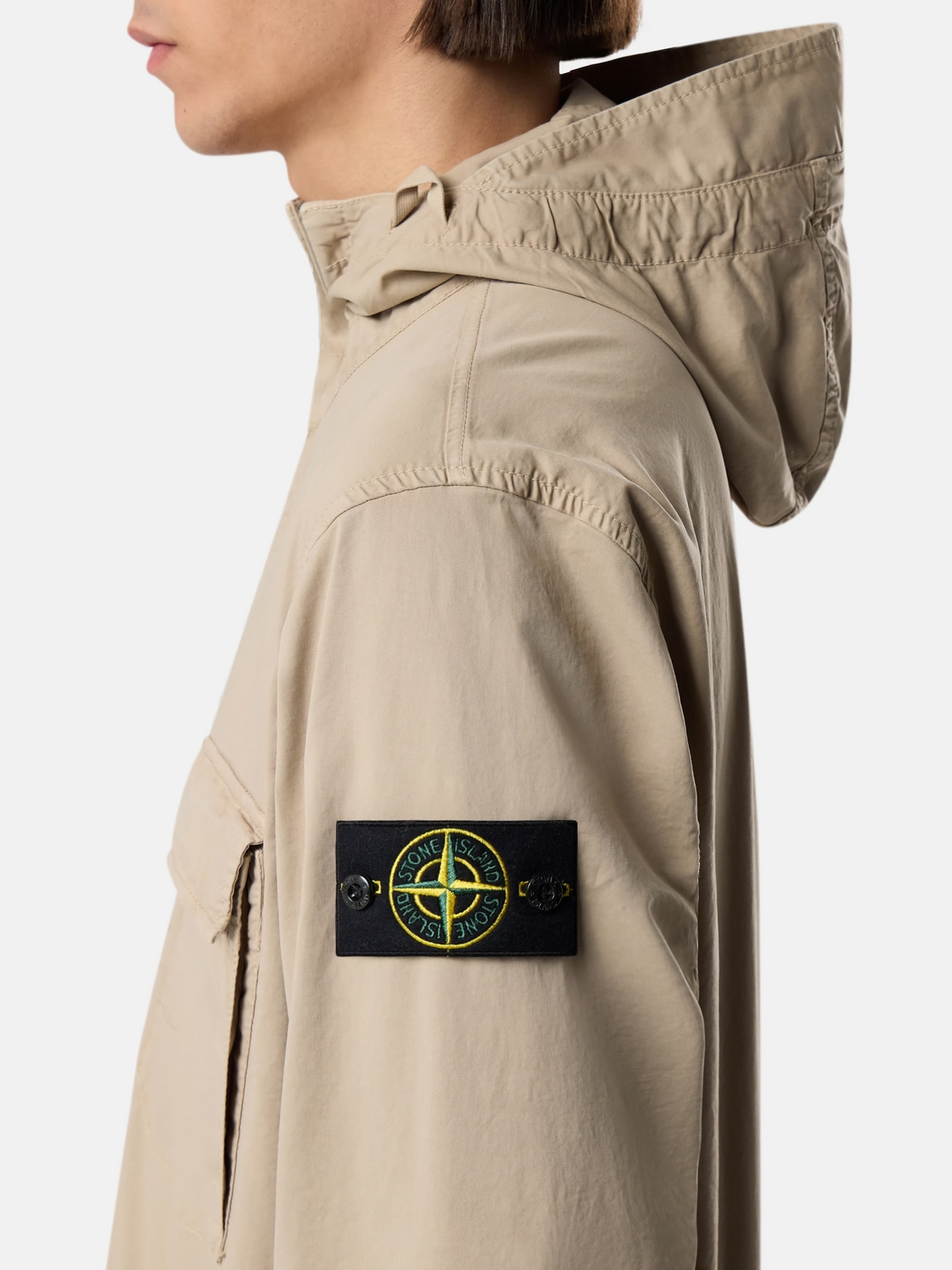 STONE ISLAND COTTON TWILL JACKET