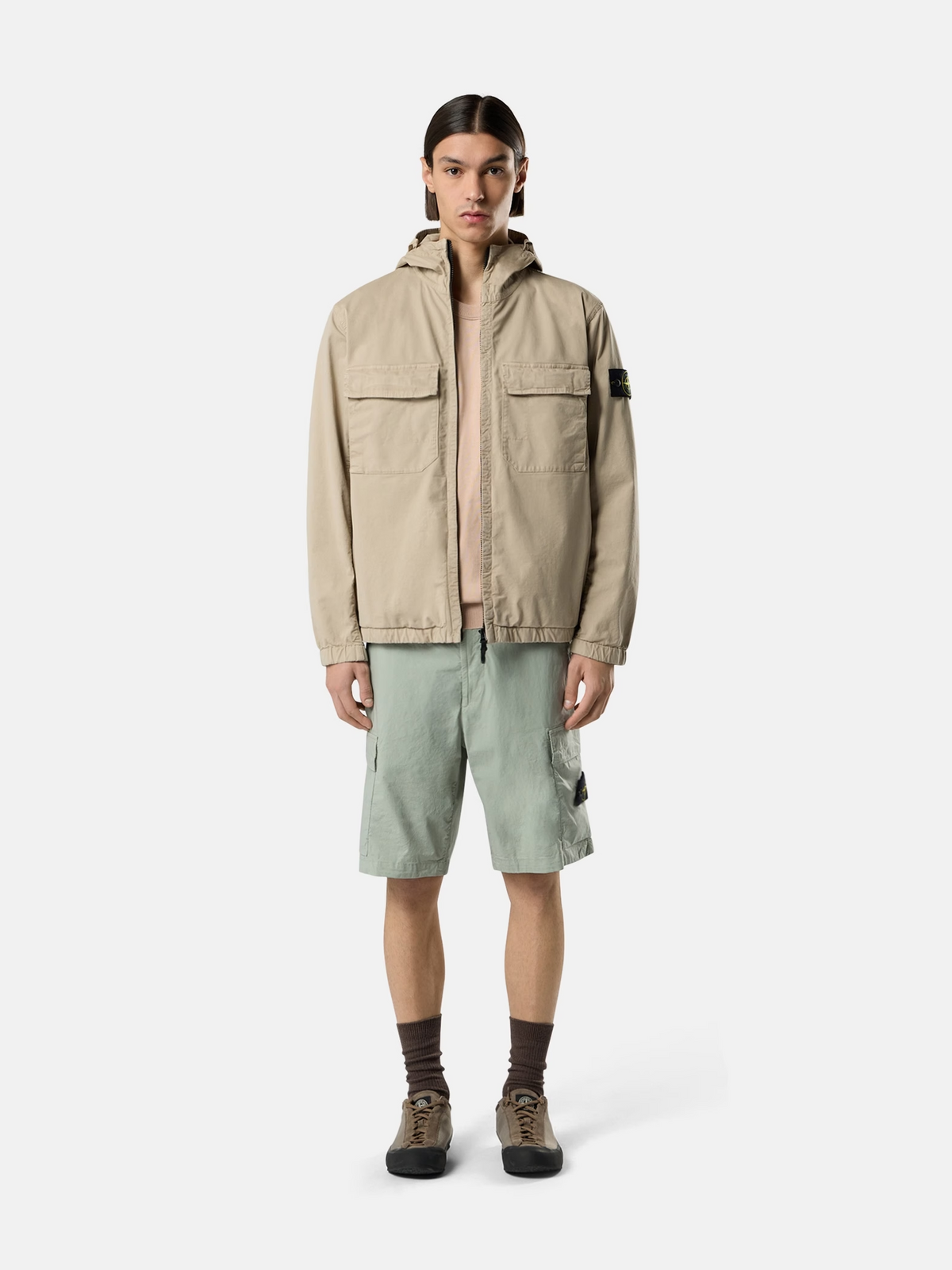 STONE ISLAND COTTON TWILL JACKET