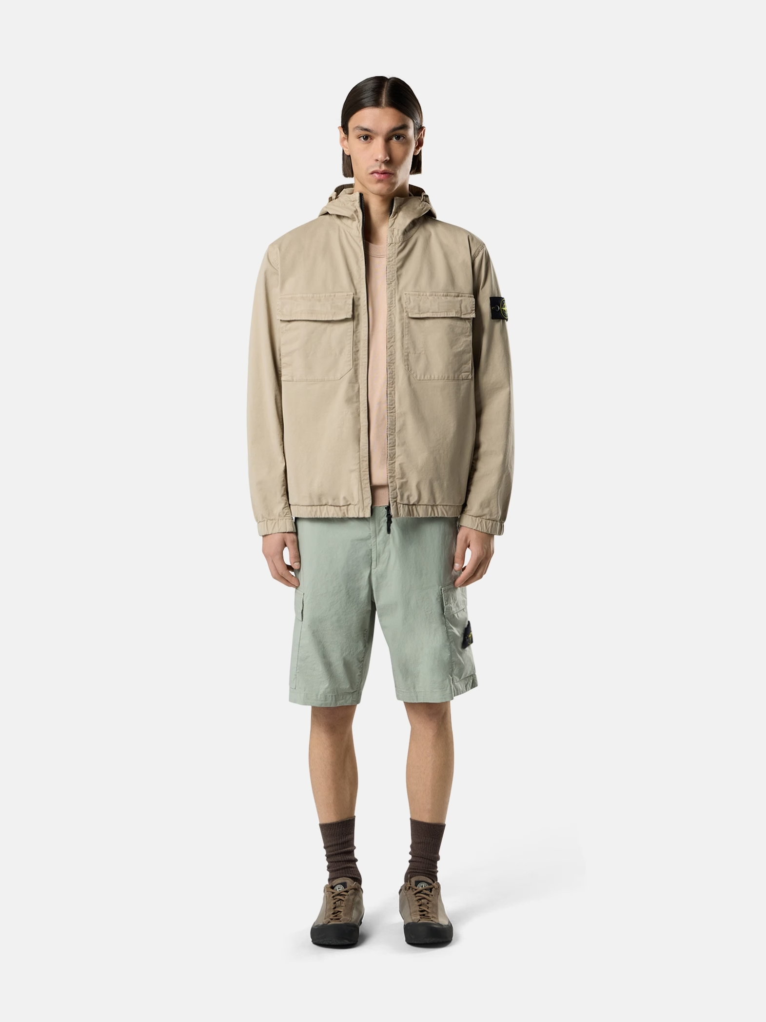 STONE ISLAND COTTON TWILL JACKET