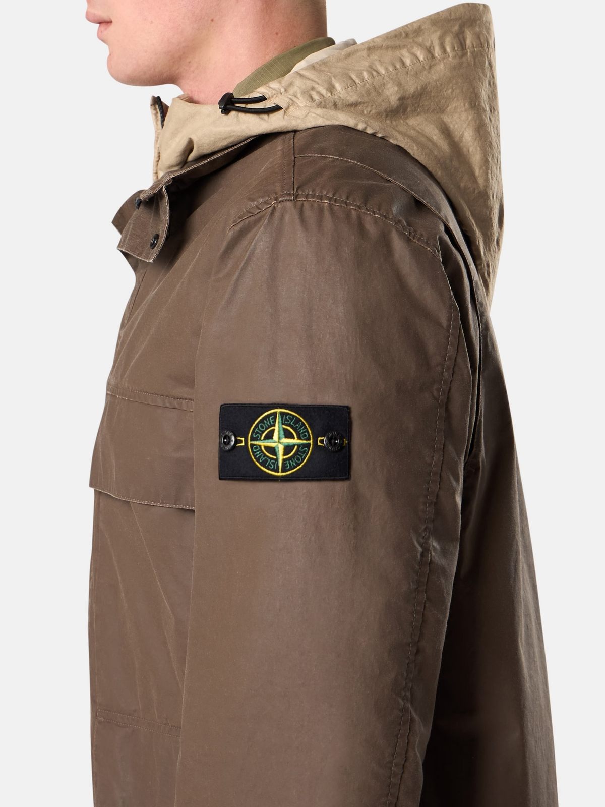 STONE ISLAND WAXED FIELD JACKET