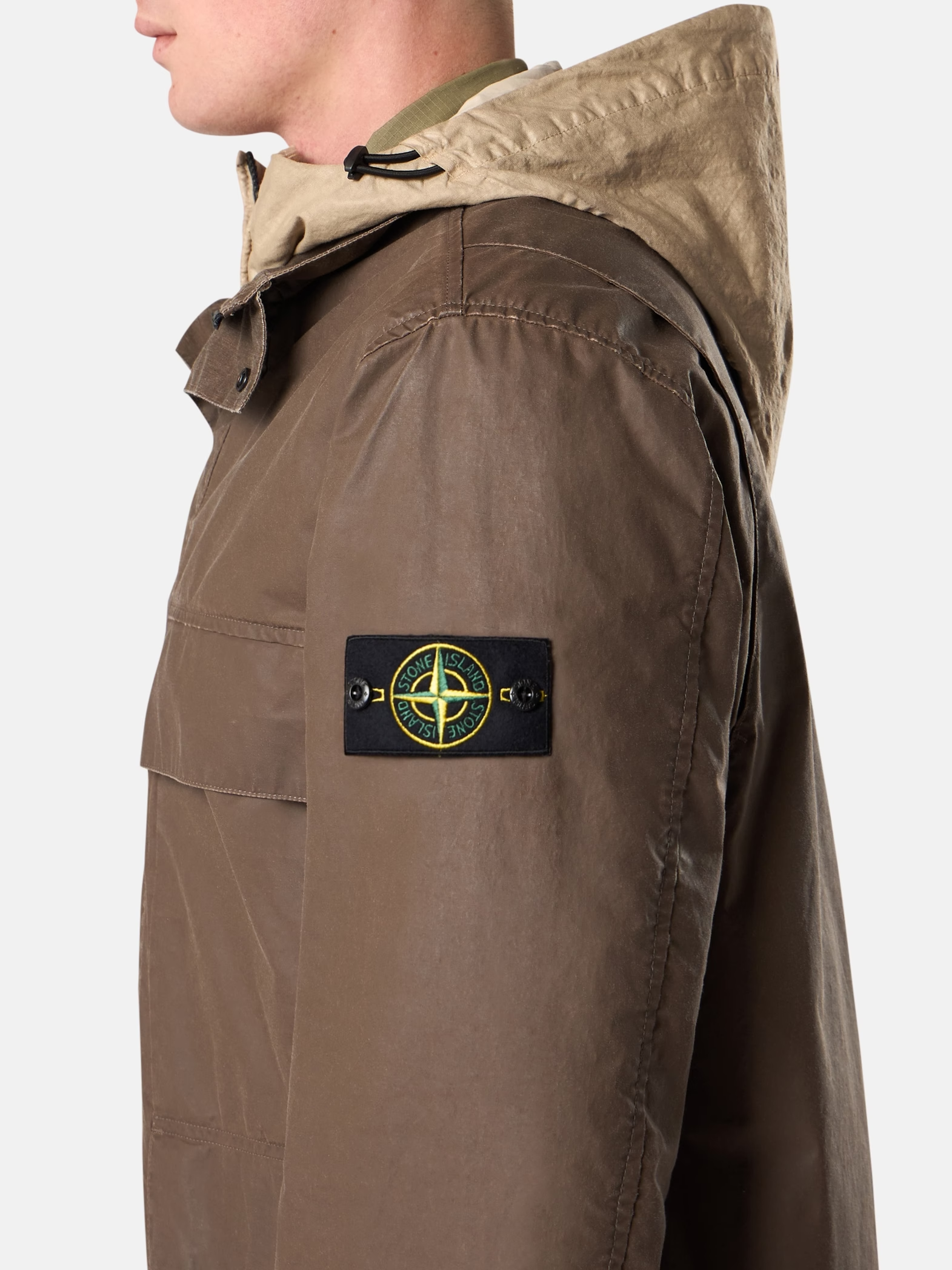 STONE ISLAND WAXED FIELD JACKET