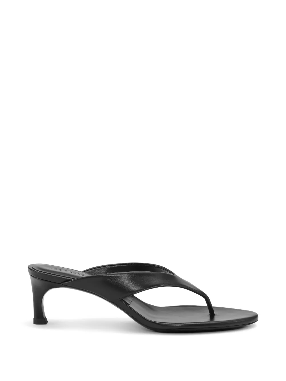 ROTATE KITTEN HEEL LEATHER MULE
