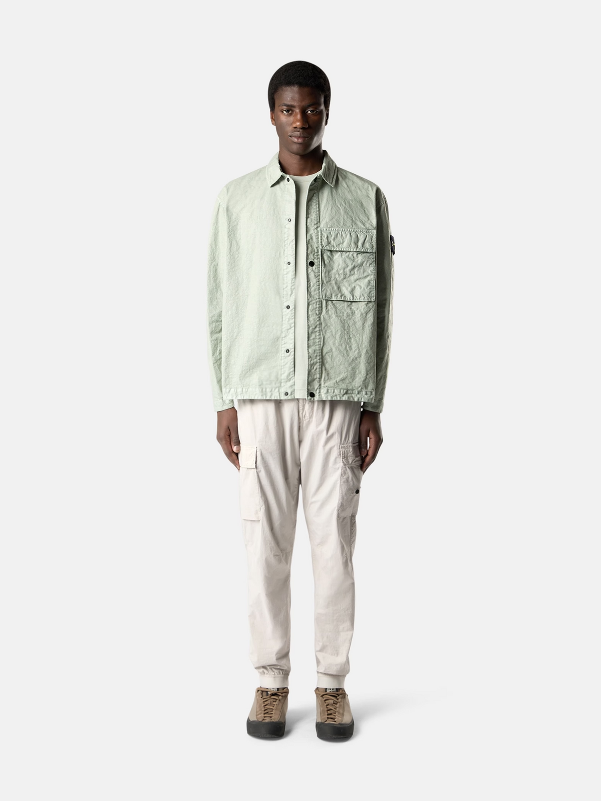 STONE ISLAND NYLON PANAMA OVERSHIRT