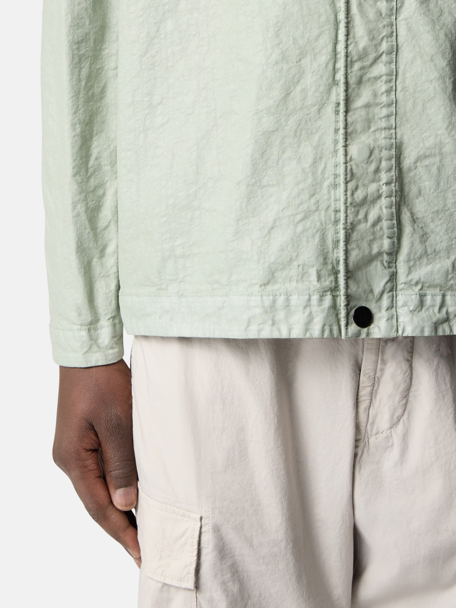 STONE ISLAND NYLON PANAMA OVERSHIRT