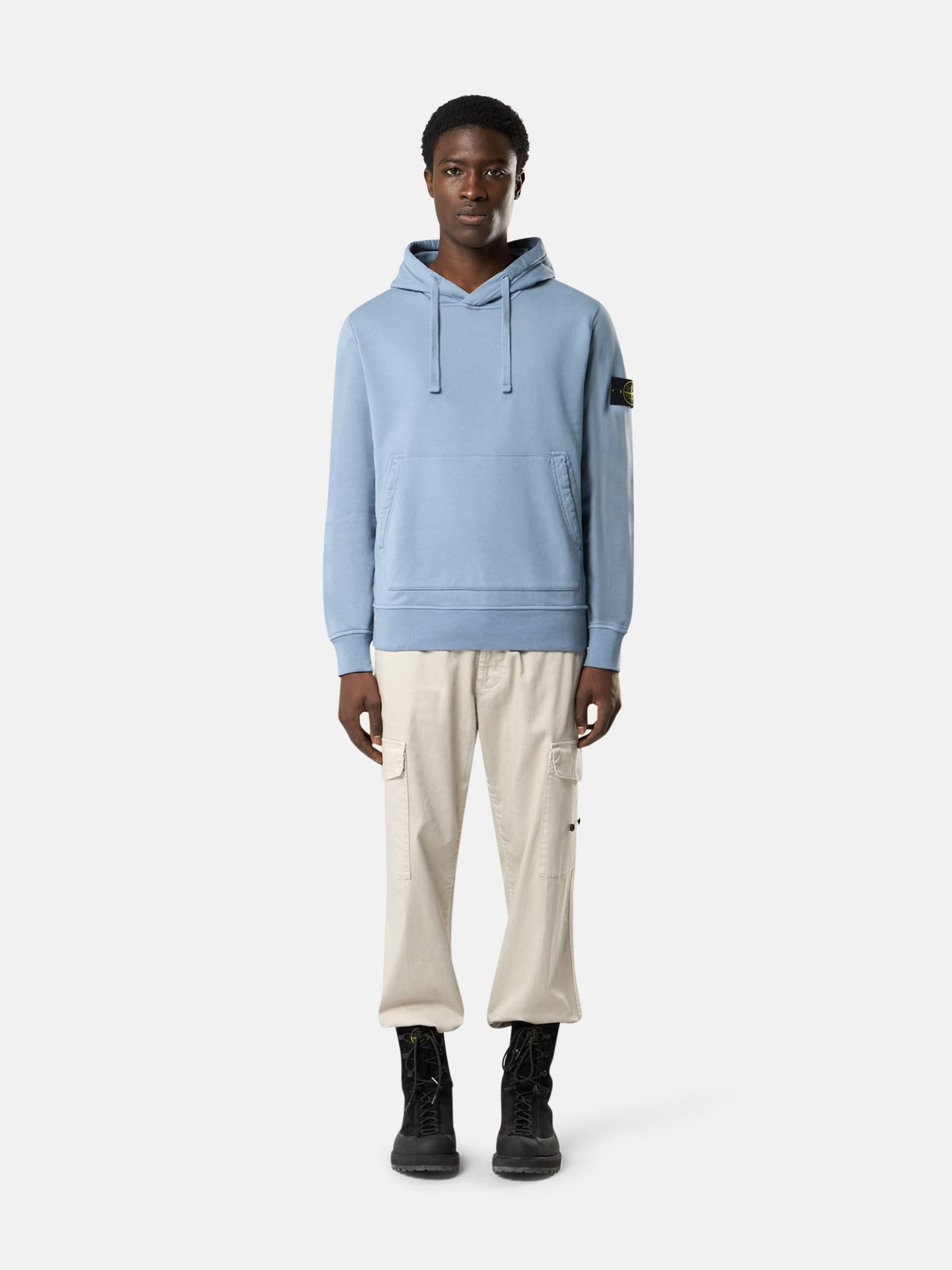 STONE ISLAND ORGANIC COTTON HOODIE