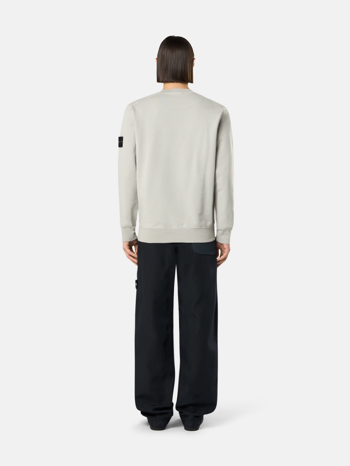 STONE ISLAND LOGO SWEAT