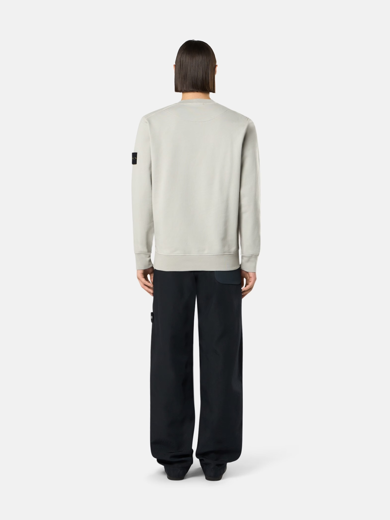STONE ISLAND LOGO SWEAT