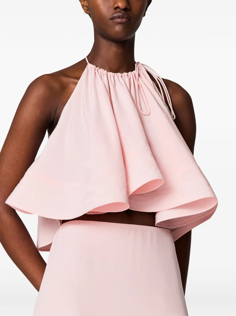 STELLA MC CARTNEY SILK  FRILL TOP