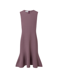 STELLA MC CARTNEY COMPACT KNIT PEPLUM DRESS
