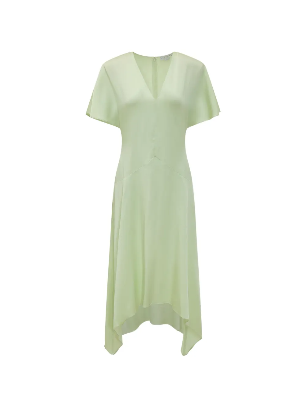 STELLA MC CARTNEY SATIN V NECK DRESS