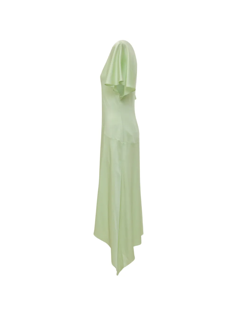 STELLA MC CARTNEY SATIN V NECK DRESS
