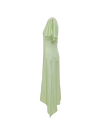 STELLA MC CARTNEY SATIN V NECK DRESS