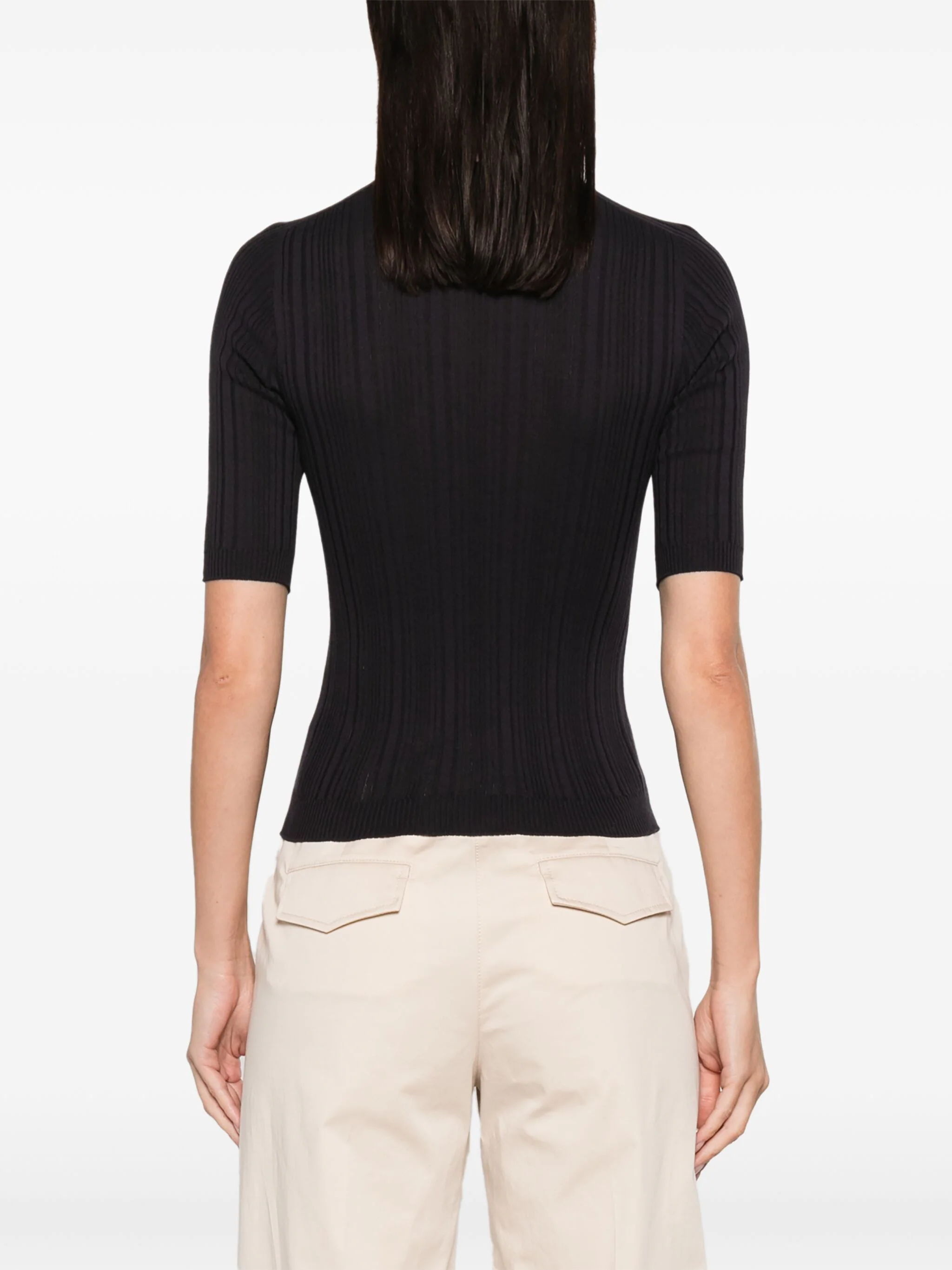 PESERICO EASY RIBBED TOP