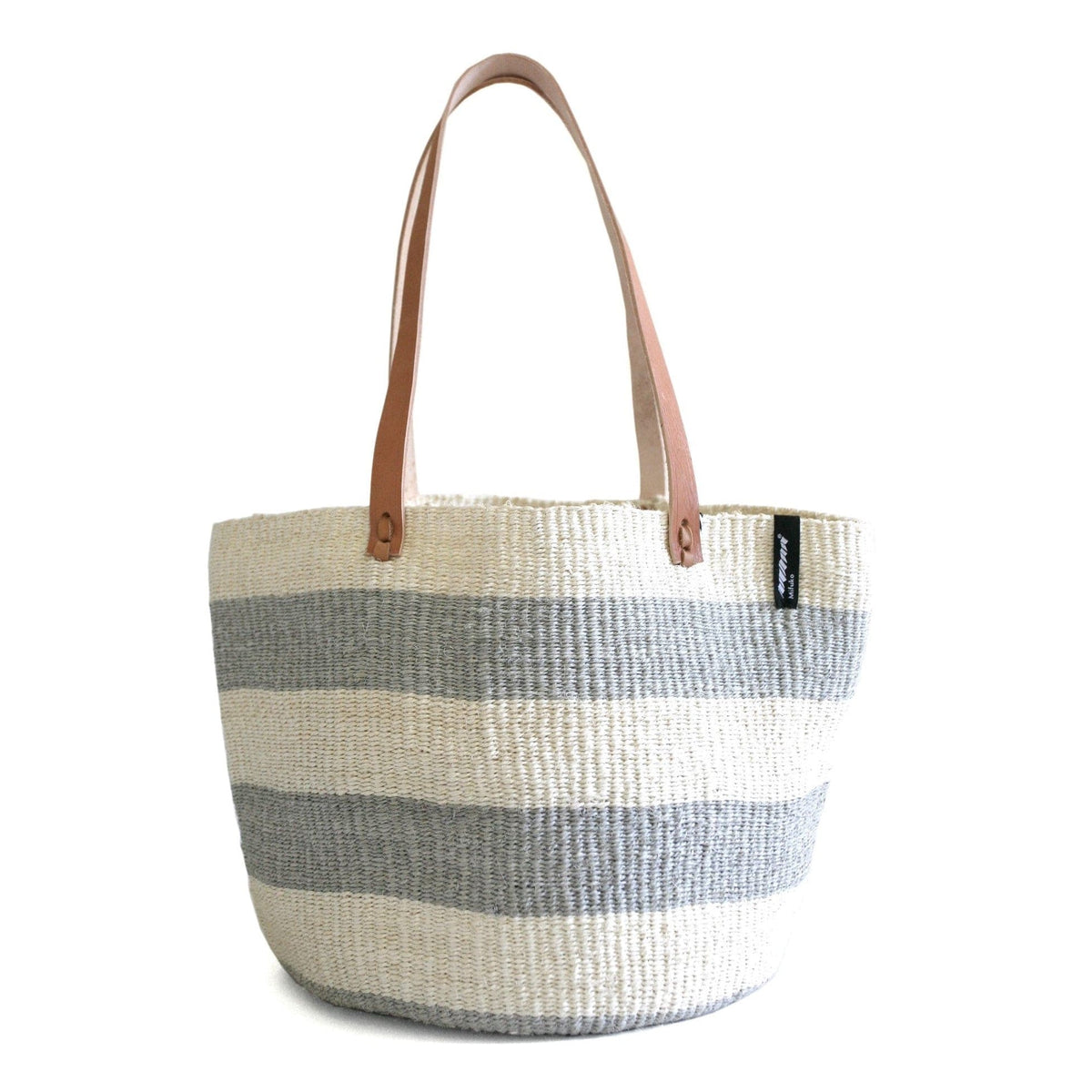 MIFUKO KIONDO SHOPPER STRIPES M