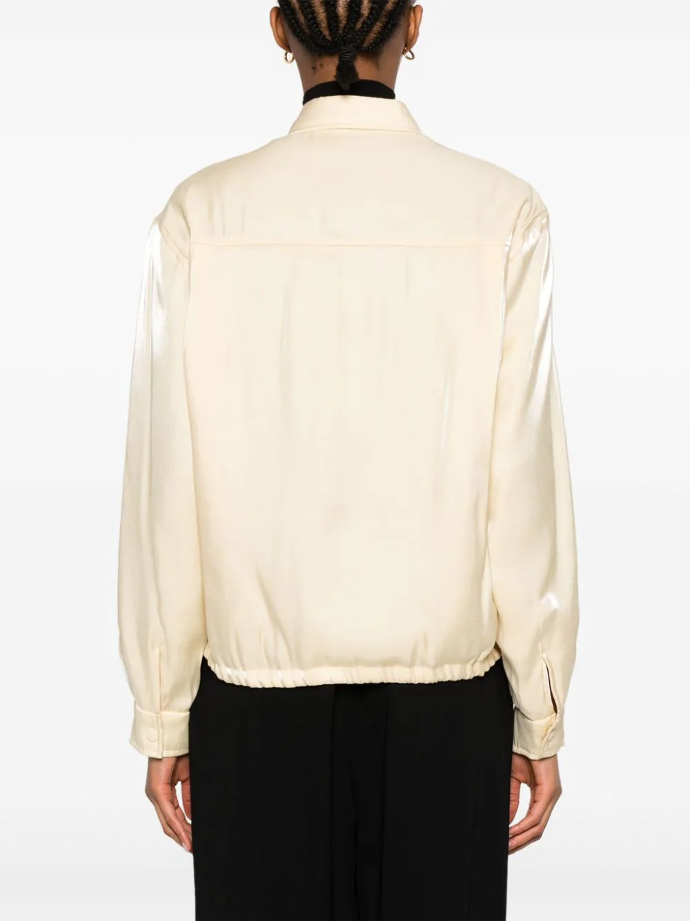 FORTE FORTE SHINING NYLON SHIRT