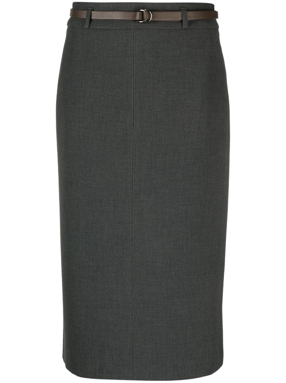 PESERICO SIGN BELTED SKIRT