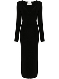 ROLAND MOURET KNIT MIDI DRESS