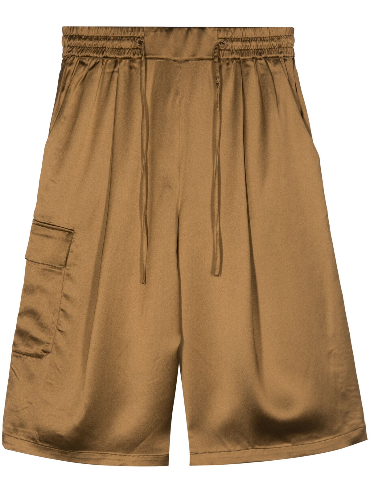 YVES SALOMON SATIN SHORTS